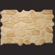 Piedra color arena panel de poliuretano