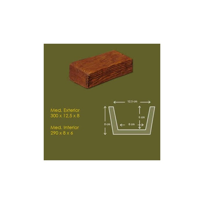 12,5 cm x 8 cm x 3 m Viga Rustica ref.1903 12,5 cm x 8 cm x 3 m Viga Rustica ref.1903