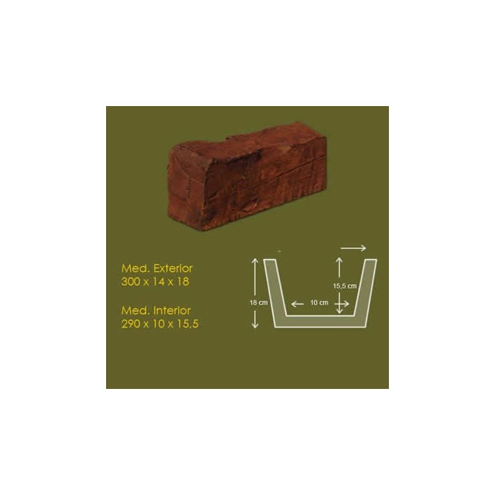 15 cm x 18 cm x 3 m Viga Rustica ref.1905 15 cm x 18 cm x 3 m Viga Rustica ref.1905