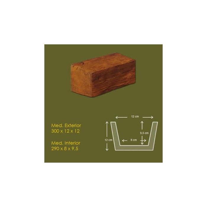 10 cm x 5 cm x 3 m Viga Rustica ref.1909 10 cm x 5 cm x 3 m Viga Rustica ref.1909