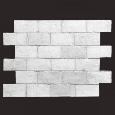 Ladrillo TOSCO BLANCO 9016 panel de poliuretano