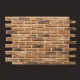 Ladrillo Rustic Brick MARRON panel de poliuretano