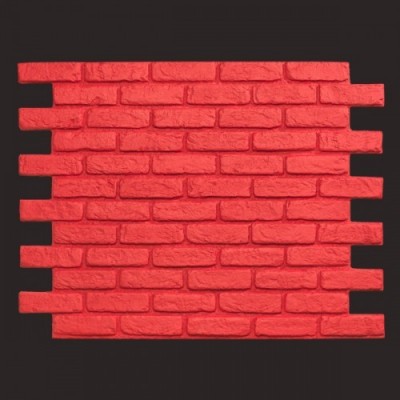 Ladrillo URBAN BRICK ROJO panel de poliuretano