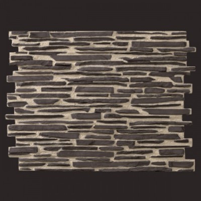 Laja Pirineos negro panel de poliuretano