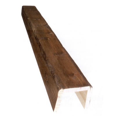 A MEDIDA Viga hueca de madera envejecida