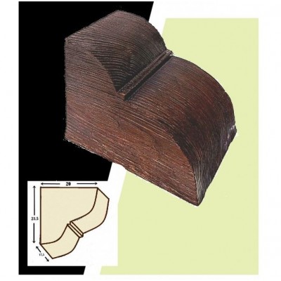 20 cm x 17.5 cm x 23.5 cm Mensula de poliuretano