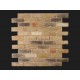 Ladrillo English brick marron panel de poliuretano